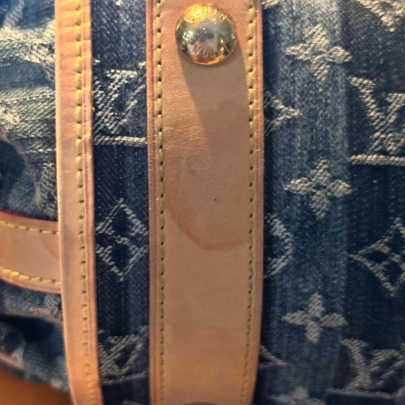 Denim Louis Vuitton Pre-Owned 2006 Cabas Raye GM tote bag - Picture 6 of 17